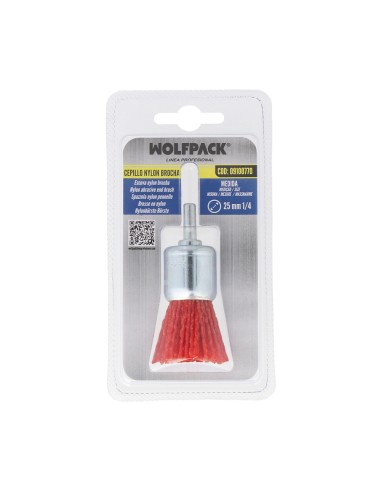 Cepillo Nylon Brocha Ø 25 mm. Cepillo De Lijado Nailon. Cepillo Para Taladro De Nailon, Cepillo De Alambre Abrasivo De Nailon