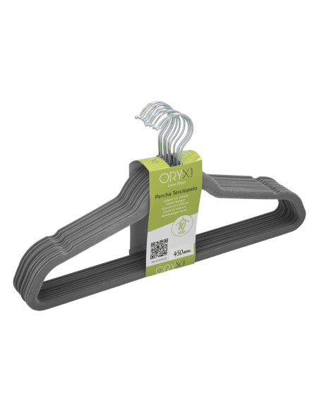 Percha Terciopelo 445 mm. (Pack 10 Piezas)