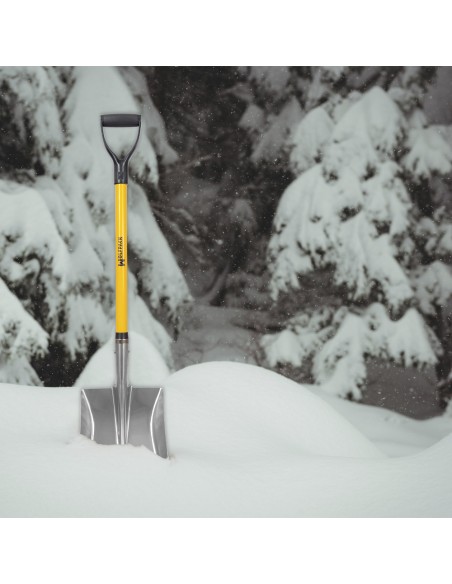 Pala Nieve Aluminio Mango Fibra De Vidrio Con Anilla