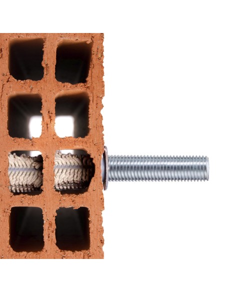 Tamiz Taco Quimico Largo Para Anclajes Quimicos Ø 16x330 mm. Seccionable (Bolsa 5 unidades)