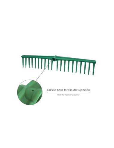 Rastrillo Polipropileno 20 Puas Profesional 63 cm. Rastrillo Jardin, Rastrillo Aceituna, Rastrillo Hojas, Cepillo Hojas Jardin,