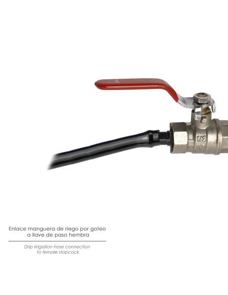 Union Rosca Macho 3/4" A Toma Para Tuberias Goteo Ø 16 mm. (Bolsa 100 uds) Riego Por Goteo, Microaspersión, Riego Nebulizacion