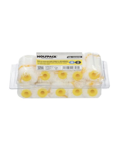 Rodillo Recambio Para Esmalte Acrilico 50 mm. Set 10 Rodillos. Rodillo poliamida, Rodillo Pintura Acrilica