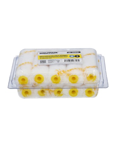 Rodillo Recambio Para Esmalte Acrilico 100 mm. Set 10 Rodillos. Rodillo poliamida, Rodillo Pintura Acrilica