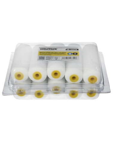 Rodillo Espuma Recambio Para Esmalte Acrilico 100 mm. Set 10 Rodillos. Rodillo Espuma, Rodillo Pintura Acrilica