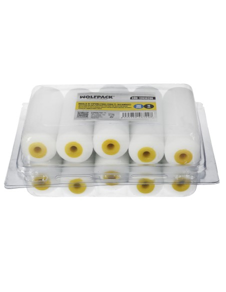 Rodillo Espuma Recambio Para Esmalte Acrilico 100 mm. Set 10 Rodillos. Rodillo Espuma, Rodillo Pintura Acrilica