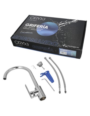 Monomando "Hamburgo" Fregadero Instalacion Facil. Cartucho Cerámico De 35mm.