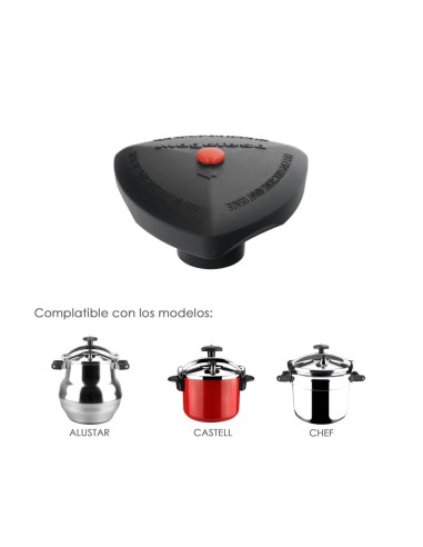 Pomo Original Para Ollas Rápidas Magefesa Star/Castell/Alustar