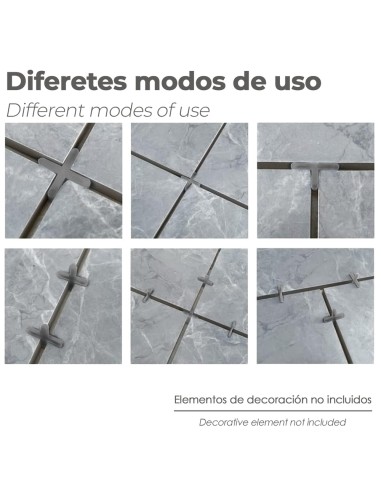 Crucetas Cruz / Separadores Para Suelos Ceramicos 1 mm. (Bolsa 250 Piezas)