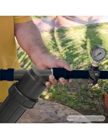 Filtro Con Malla Interior 1" Para Sistema De Goteo (Malla 100 Mesh) Riego Por Goteo, Microaspersión, Riego Por Nebulizacion