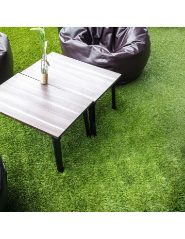 Cesped Artificial 33 mm. Rollo 2x10 metros. Césped Moqueta Para Interior y Exterior. Jardín, Terraza, Balcón. Uso Domestico
