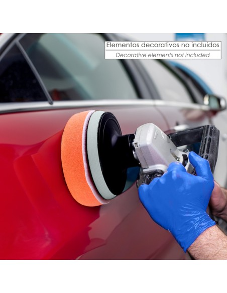 Disco Pulidor Esponja Con Velcro Ø 125mm.