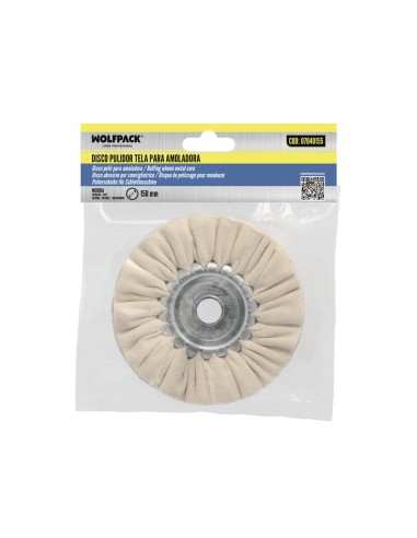 Disco Pulidor De Tela Para Amoladora / Esmeriladora Ø 150 mm.