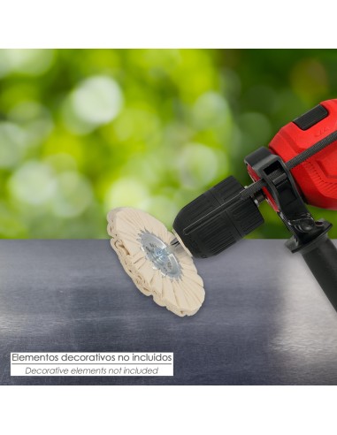 Disco Pulidor De Tela Para Taladro Ø 80mm.