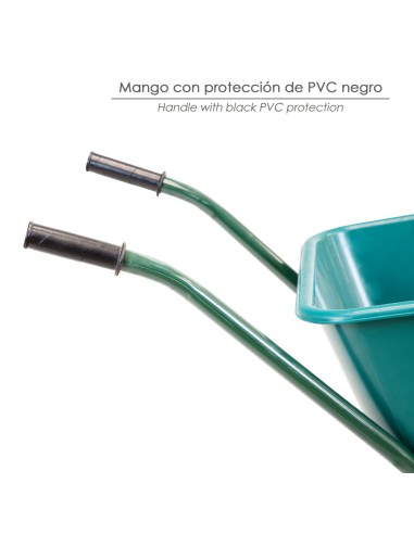 Carretilla Obra Plastico Desmontada 100 litros