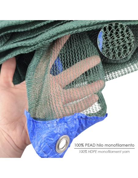 Mantas Aceituna 4 x 8 Metros. Multiusos 100% Hdpe Gramaje 90 Gr/m2. Reforzada, Con Ojales, Mantos Aceituna, Fardos Aceituna,