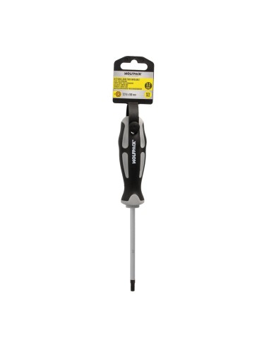 Destornillador Torx Inviolable Acero S2 Mango TPR Bimaterial. Medida T27 x Ø 6,0 x 100 mm.