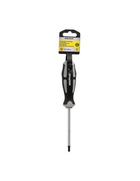Destornillador Torx Inviolable Acero S2 Mango TPR Bimaterial. Medida T27 x Ø 6,0 x 100 mm.