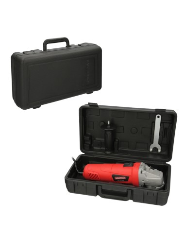 Amoladora Angular 900 Watt. Disco Ø 125 mm. 11.000 R.P.M. Mango 3 Posiciones Eje M14 Protector Disco Ajustable, Anti arranque