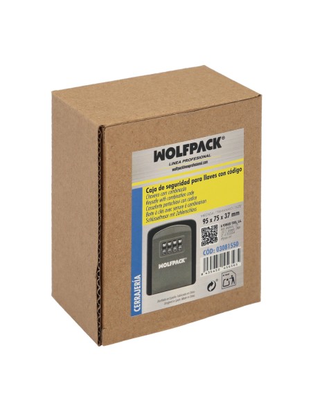 Caja De Seguridad Para Llaves Con Codigo, 4 Digitos. Caja Llaves, Caja Llaves Calle, Caja De Llaves Pared, Caja De Llaves Codigo