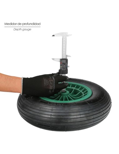 Calibre Digital Acero Inoxidable 150 mm. Pie de Rey, Paquimetro. Pantalla LCD, Boton de Bloqueo