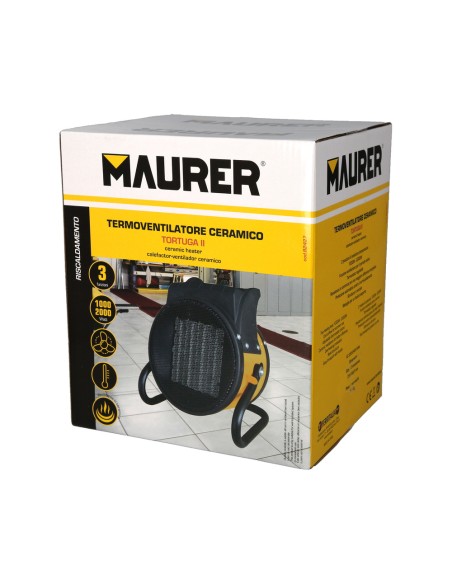 Calefactor Termoventilador Ceramico Cañon Suelo y Pared 1000 / 2000 Watt. Cañon Aire Caliente, Cañon Calefactor 2 Potencias