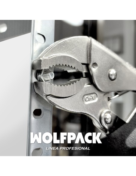 Mordaza Wolfpack Poligrip Curva 25x250 mm.