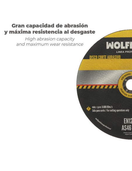 Disco Corte Abrasivo Acero Inoxidable Ø 230x Ø 22,2 mm Espesor 1,9 mm Disco Radial / Amoladora Universal Con Todas Las Amoladora