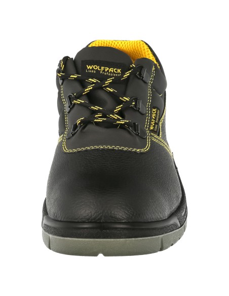 Zapatos Seguridad S3 Piel Negra Wolfpack Nº 36 Vestuario Laboral,calzado Seguridad, Botas Trabajo.