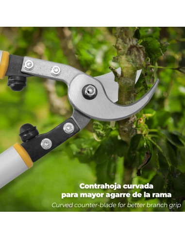 Tijeras Podar 2 Manos Profesional Forja y Alumnio 75 cm.