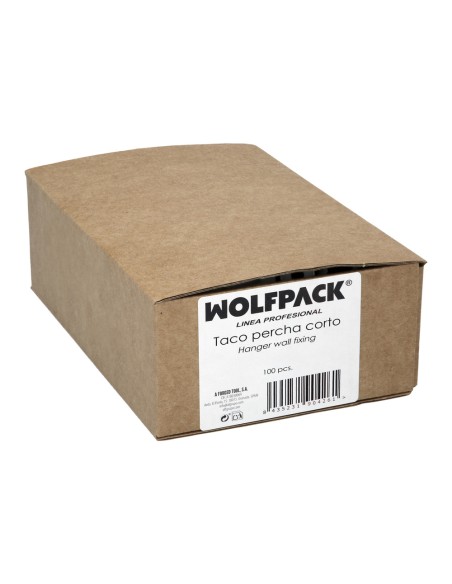 Taco Wolfpack Percha Nº1 (Corto) 8-9 mm. (Caja de 100 piezas)