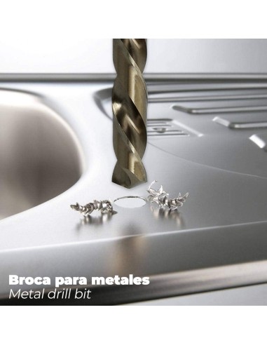 Broca Cobalto Wolfpack Hss Cilindrica 12,00 mm.