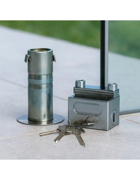 Candado Empotrar Llave Plana C-1 Hembra