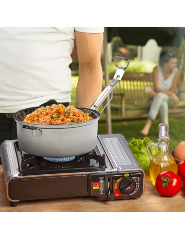 Fiambrera Metalica De Acero Inoxidable Con 2 Platos Ø 16 cm. Lunch Box, Fiambrera Metalica, Porta Alimentos Metalico,