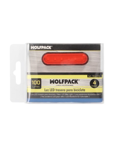 Luz Led Trasera Para Bicicleta / Patinete 100 Lumenes (4 Modos) Bateria Recargable USB