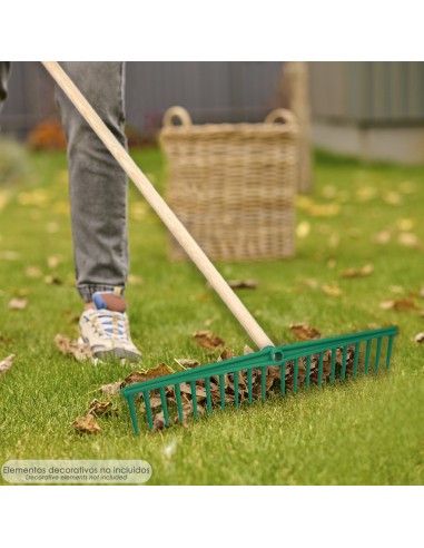 Rastrillo Polipropileno 20 Puas Profesional 63 cm. Rastrillo Jardin, Rastrillo Aceituna, Rastrillo Hojas, Cepillo Hojas Jardin,