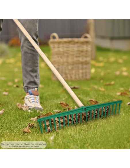 Rastrillo Polipropileno 20 Puas Profesional 63 cm. Rastrillo Jardin, Rastrillo Aceituna, Rastrillo Hojas, Cepillo Hojas Jardin,