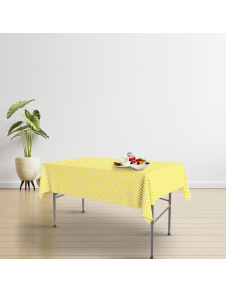 Mesa Plegable Rectangular HDPE Multifuncional, Portatil, Resistente,Multiusos 122x61x74 cm. Color Blanco