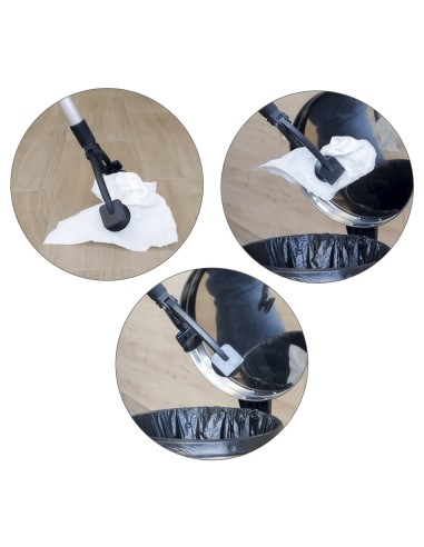 Pinza Coger Objetos 88 cm De Aluminio Con Ventosas y Seguro De Bloqueo