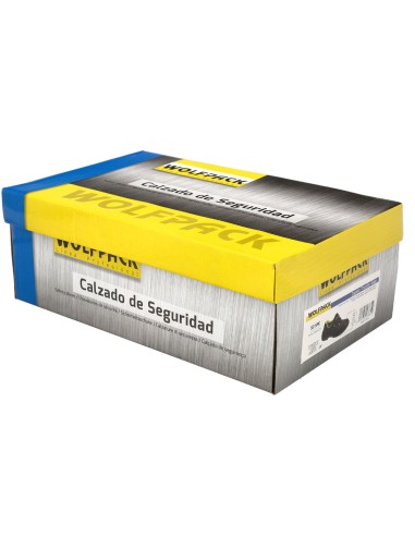 Zapatos Seguridad S3 Piel Negra Wolfpack Nº 37 Vestuario Laboral,calzado Seguridad, Botas Trabajo.