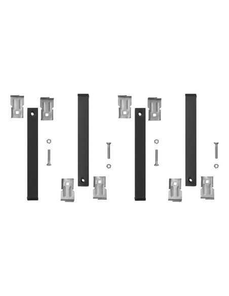 Juego Patas Somier Cuadradas (4 Unidades) Tubo 30x30 mm. Para Somier de 30x30 mm. Altura 25 cm.