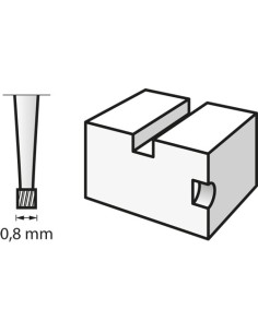 Fresa para grabar 0,8 mm