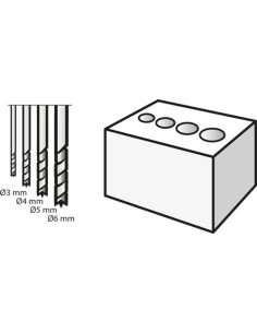Juego de brocas para madera