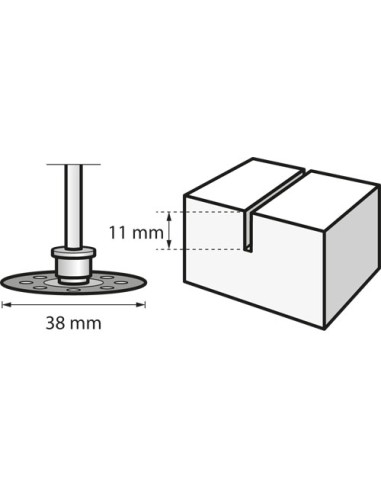 DREMEL® EZ SpeedClic: disco de corte de diamante.