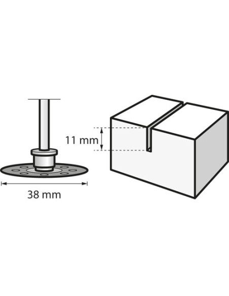 DREMEL® EZ SpeedClic: disco de corte de diamante.