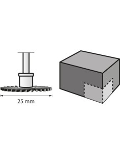 DREMEL® EZ SpeedClic: cepillo abrasivo para detalles, grano 36
