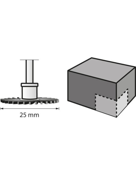DREMEL® EZ SpeedClic: cepillo abrasivo para detalles, grano 36