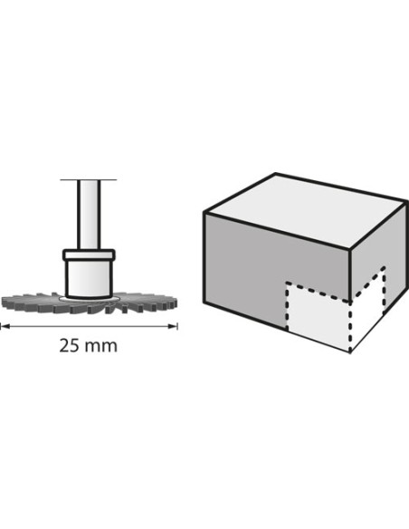 DREMEL® EZ SpeedClic: cepillo abrasivo para detalles, grano 220