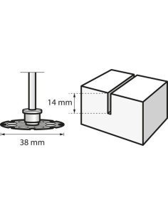DREMEL® EZ SpeedClic: disco de corte para madera.