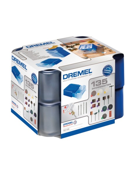 Juego de accesorios modular multiusos de 135 piezas